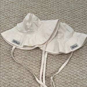 Flap Happy Kids White Sun Hat